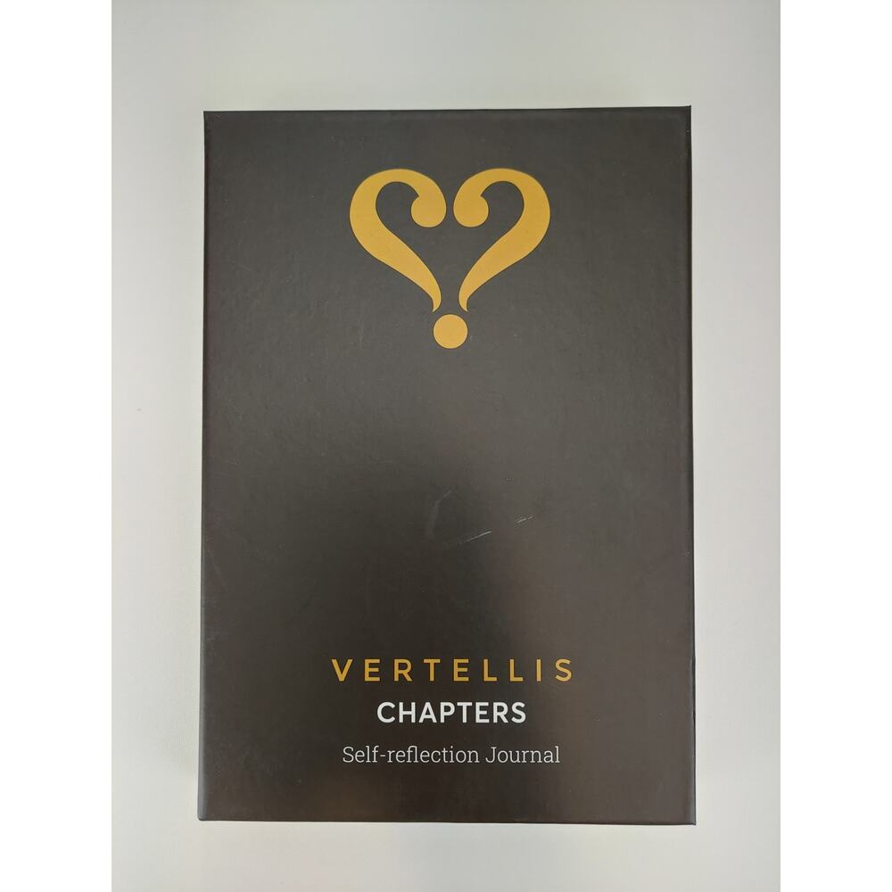 Vertellis Chapters Self-Reflection Journal NEW in Original Box Counseling Life